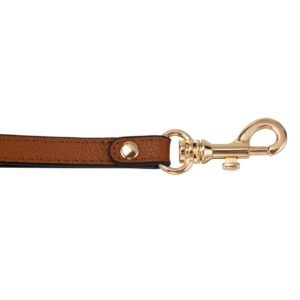 Allzedream Wristlet Strap Genuine Leather Keychain for Wallet Purse Clutch Cellphone Key Lanyard (Brown)