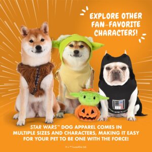 Star Wars for Pets Yoda Costume for Dogs, Small (S) | Hooded and Comfortable Green Yoda Dog Costumes for All Dogs | Dog Halloween Dog Costume for Small Dogs | See Sizing Chart for More Info