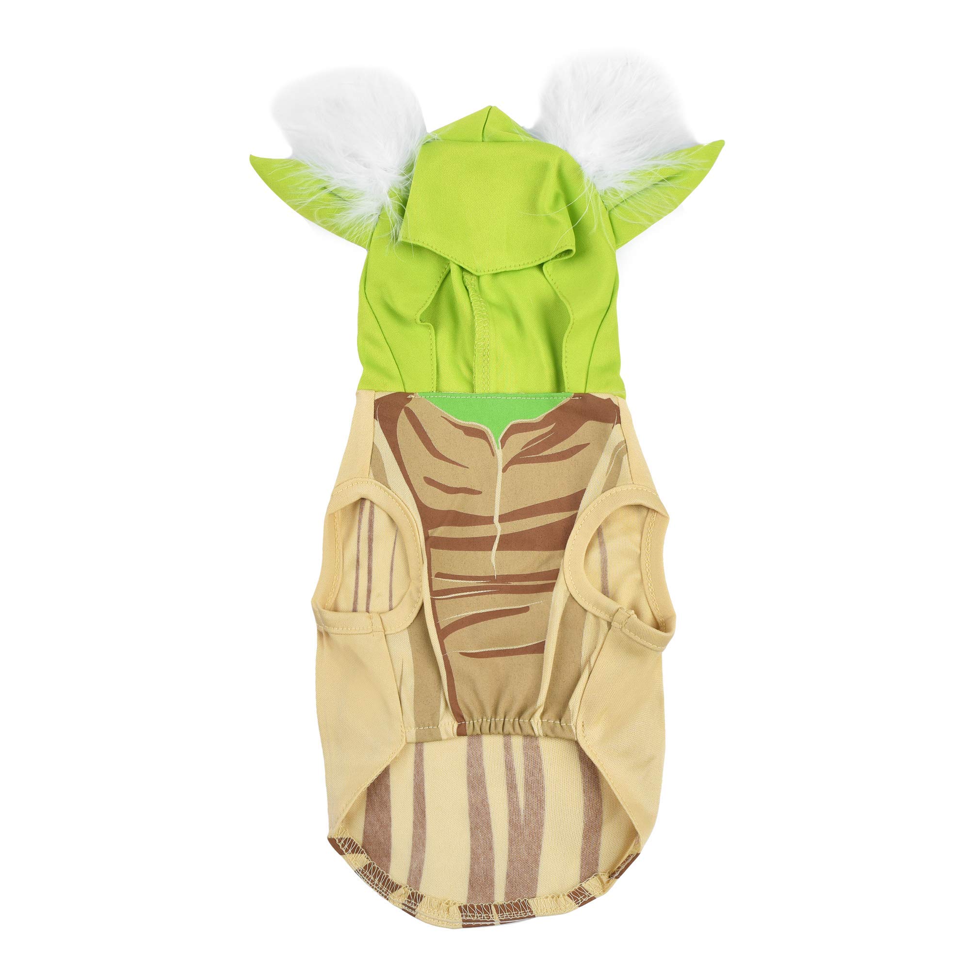 Star Wars for Pets Yoda Costume for Dogs, Small (S) | Hooded and Comfortable Green Yoda Dog Costumes for All Dogs | Dog Halloween Dog Costume for Small Dogs | See Sizing Chart for More Info