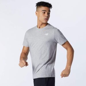 New Balance Men's Heather Tech Short Sleeve, Athletic Grey , X-Large