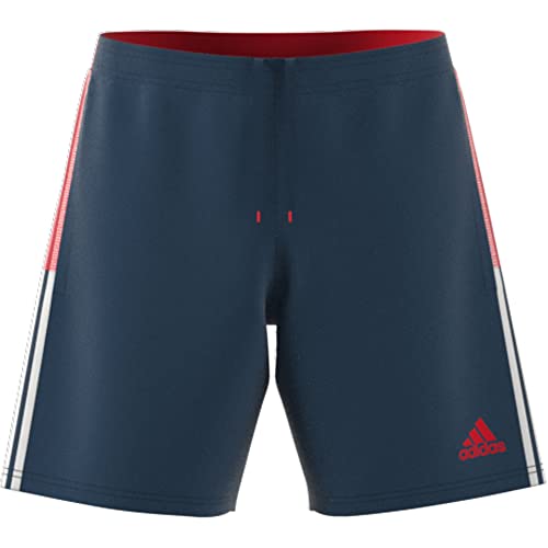 adidas Mens Tiro Short Crew Navy/Vivid Red X-Large