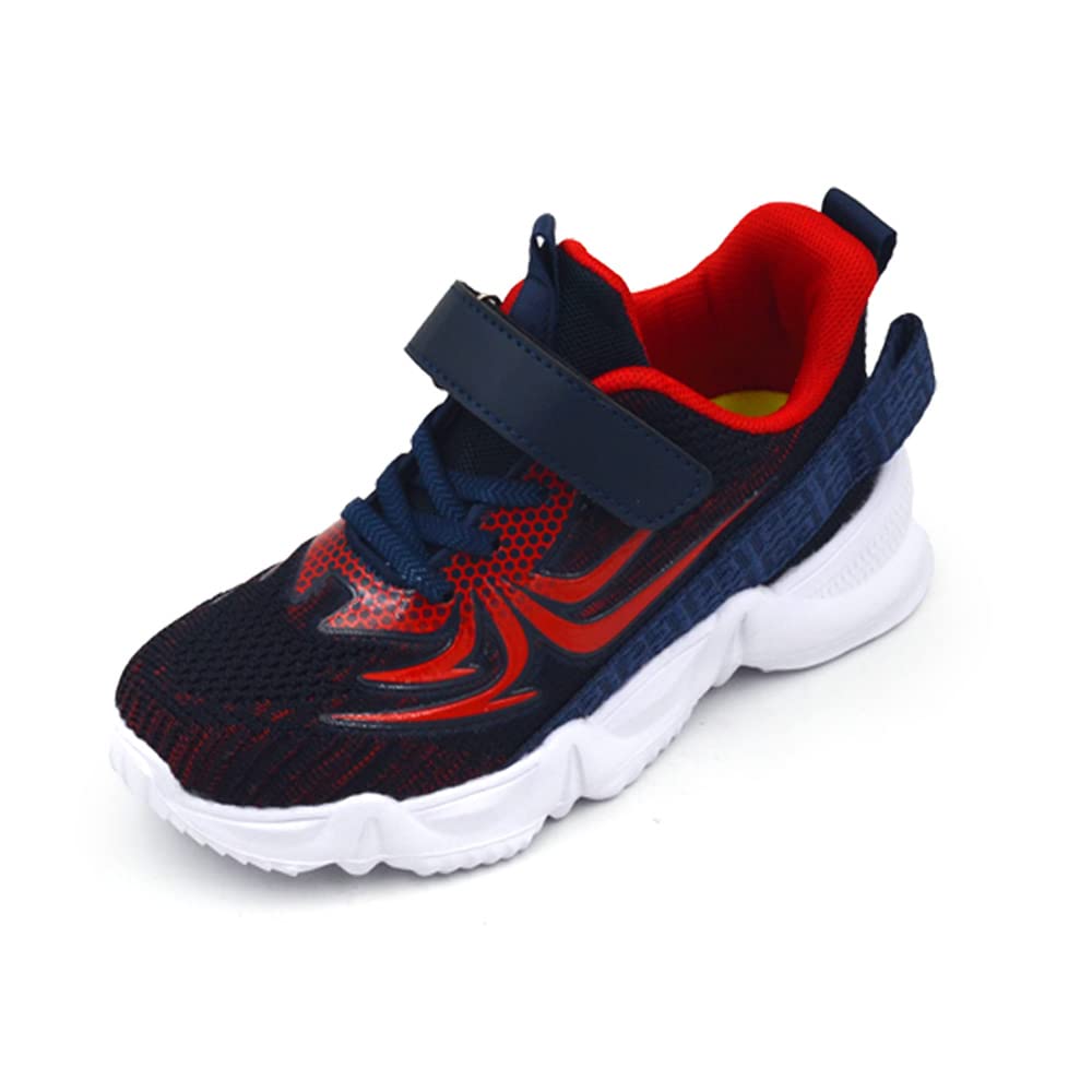 TISGOTAN Kid Sneakers Boy Spider Shoes Trail Running Shoes Walking Shoes TS03 Navy 1 Big Kid