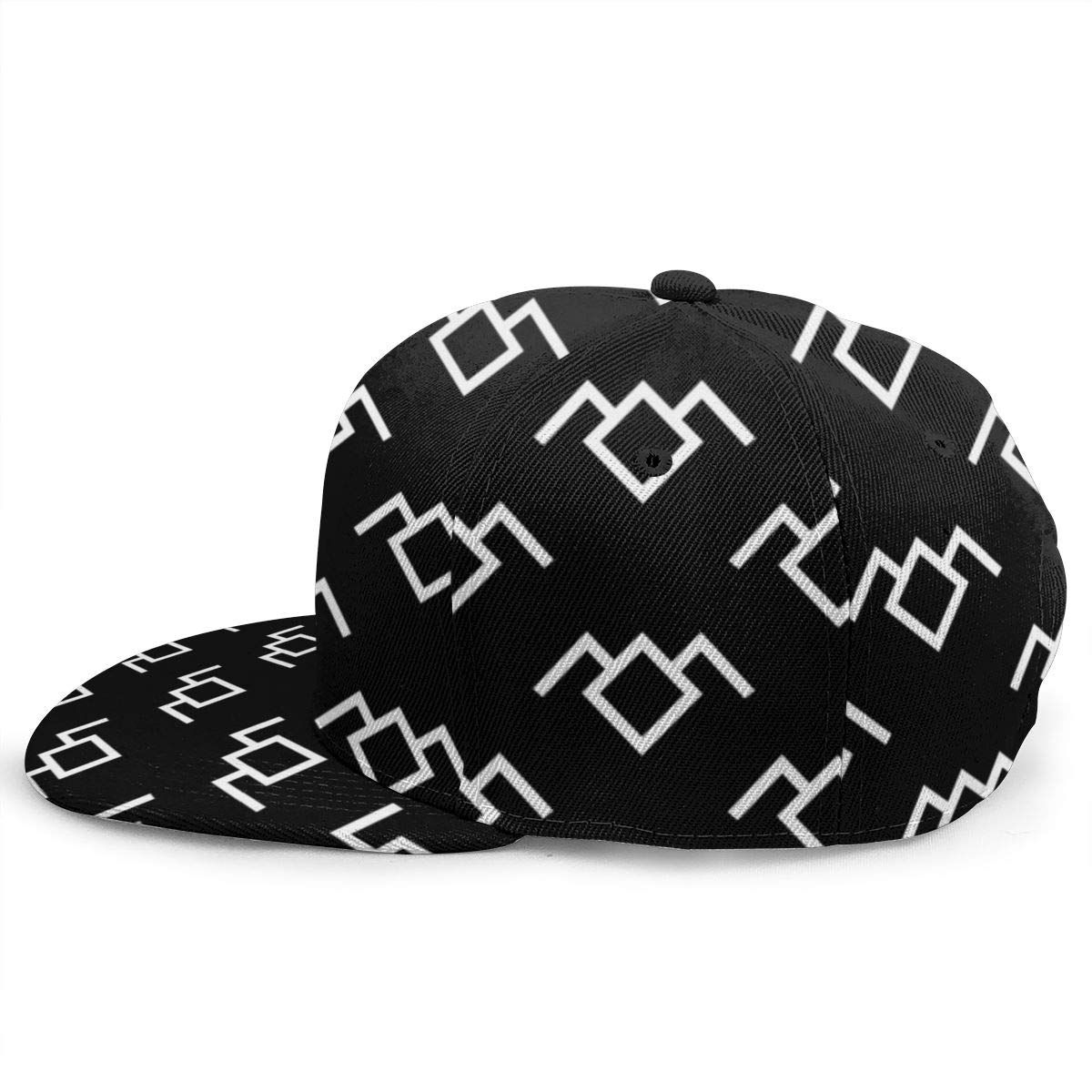 Twin Owl Petroglyph Snapback Hat Hip Hop Baseball Cap Flat Bill Brim Adjustable Trucker Hat for Men