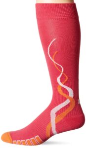 vitalsox graduated silver compression socks, pink, medium