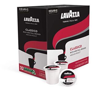 Lavazza Classico Single-Serve Coffee K-Cups for Keurig Brewer, 32 Count