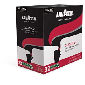 Lavazza Classico Single-Serve Coffee K-Cups for Keurig Brewer, 32 Count