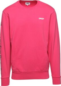 oakley men's tnp wingman fleece, rubine red, m