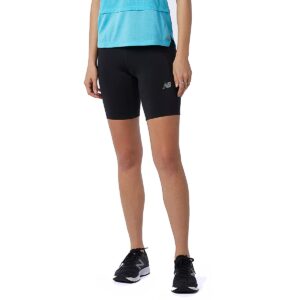 new balance womens impact run fitted shorts, black, x-small us