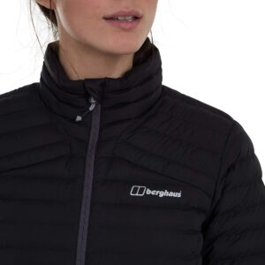 Berghaus Women's Standard Puffer Insulated Jacket Water Repellent Nula, Non-Hooded Jet Black