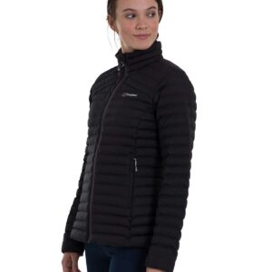 Berghaus Women's Standard Puffer Insulated Jacket Water Repellent Nula, Non-Hooded Jet Black