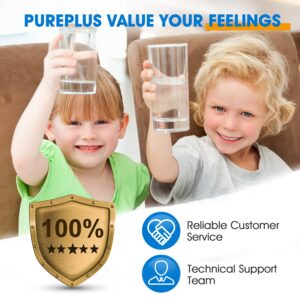 PUREPLUS DW2042FR-09 Repleacement for Daewoo DW2042FR, Kenmore 46-9130, DW2042FR-09, Aqua Crystal DW2042F-09, RWF1300A Refrigerator Water Filter, 3PACK