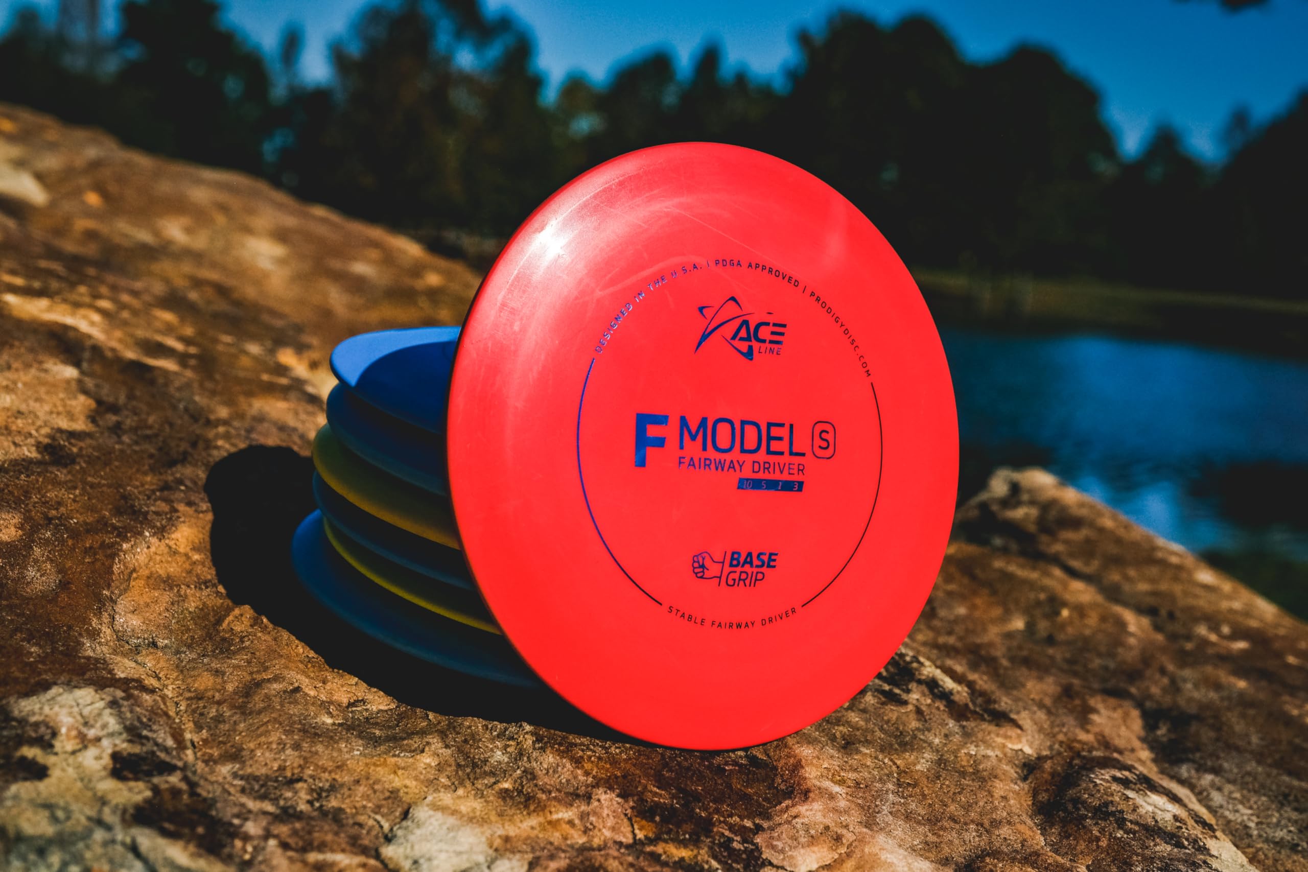 Prodigy Disc Ace Line F Model S Basegrip | Overstable Disc Golf Fairway Driver | Tactile Feel for a Sure Grip | Pinpoint Accuracy and Incredible Control | Colors May Vary (160-169g)