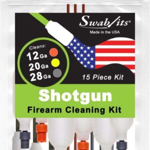 Swab-its® Made in The USA 12ga/20ga/28ga Shotgun Firearm Cleaning Kit: 87-9903