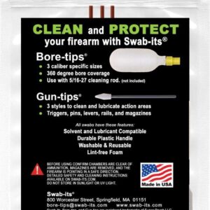 Swab-its® Made in The USA 12ga/20ga/28ga Shotgun Firearm Cleaning Kit: 87-9903