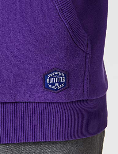 Superdry Mens Heritage Mountain Graphic Hoodie, Oversized Fit Winter Purple Size S