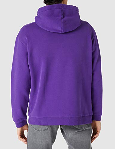 Superdry Mens Heritage Mountain Graphic Hoodie, Oversized Fit Winter Purple Size S