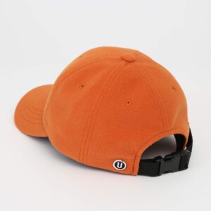 UNDERCONTROL Baseball Fleece Dad Hat Low Profile Embroidered Curved Visor Sports Adjustable Buckleback Trucker Cap Unisex (Orange)