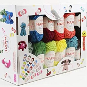 Sirdar Happy Chenille 25 Colours Assortment Box