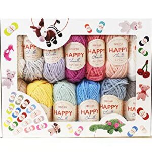 Sirdar Happy Chenille 25 Colours Assortment Box