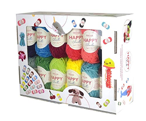 Sirdar Happy Chenille 25 Colours Assortment Box