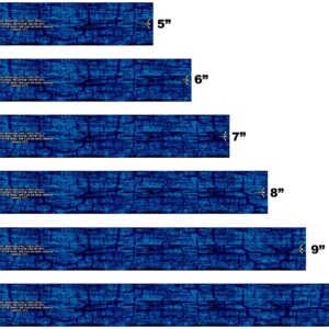 White Water Archery Laminated Blue Genesis 27:3 Scripture Archer Cross Arrow Wraps 15 Pc Pack Choose Length Width (10, 1)