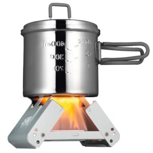 Esbit Medium Pocket Stove 2 X 27g, Grey