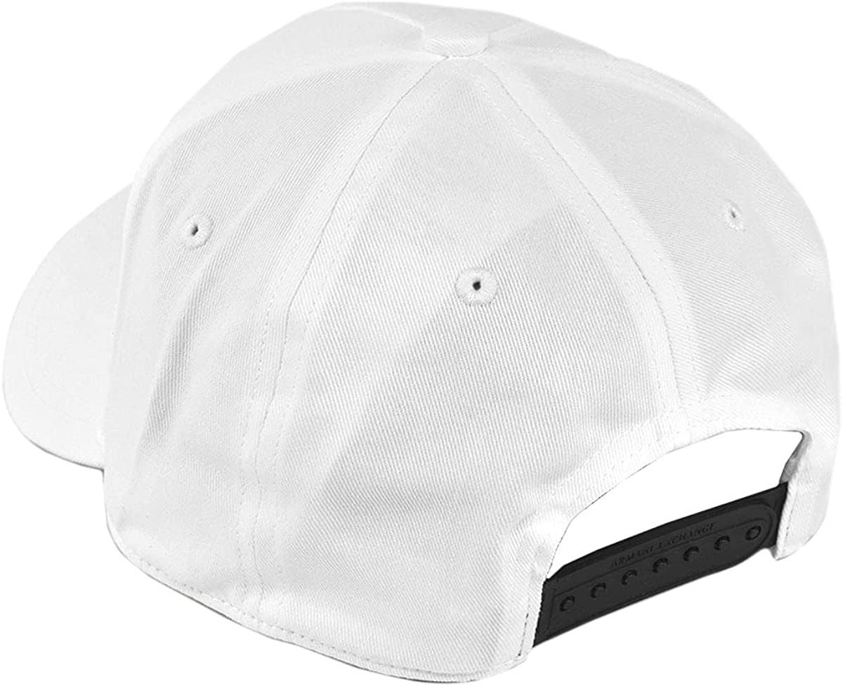 A | X ARMANI EXCHANGE Men's Baseball hat, White, One Size