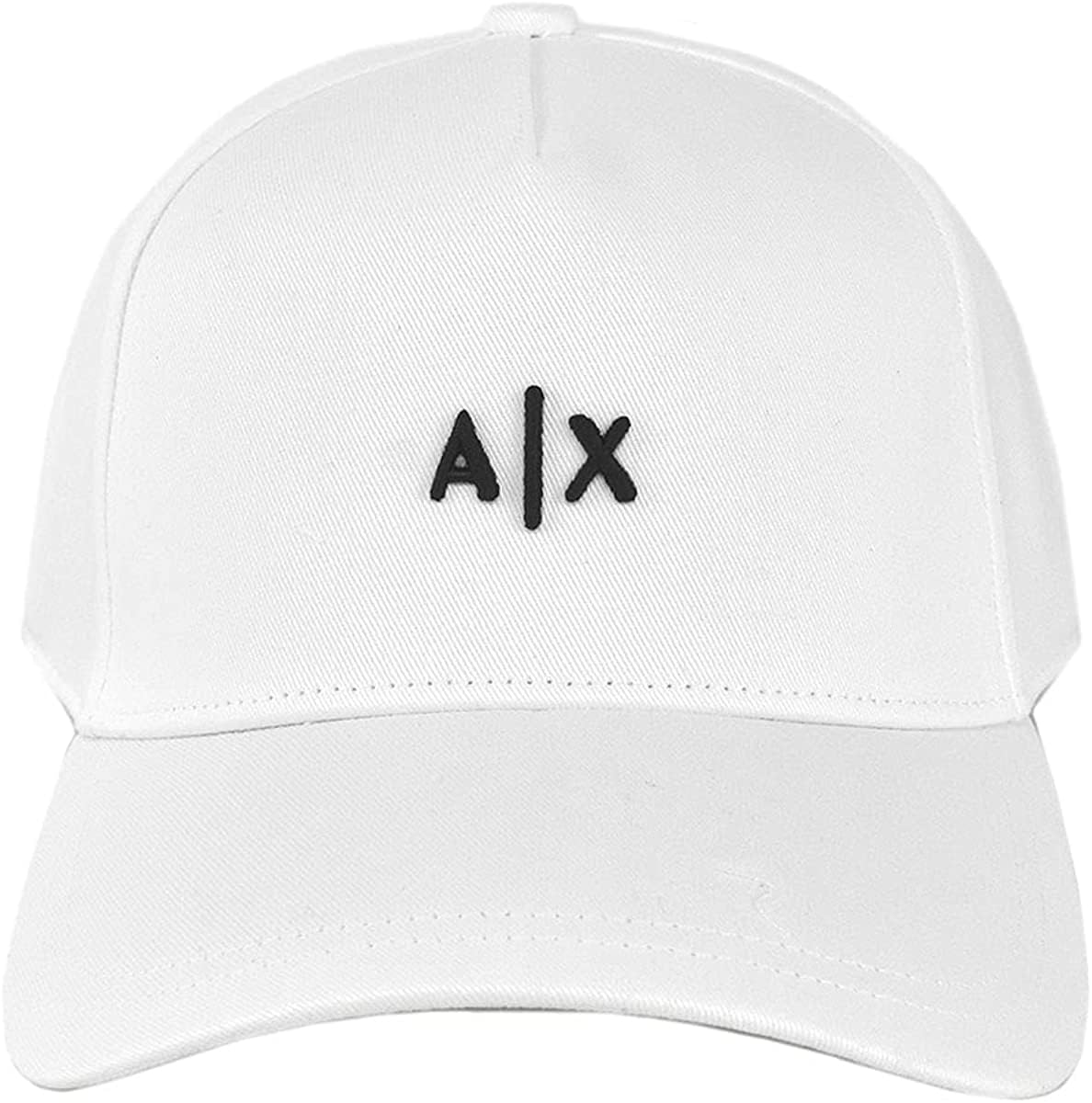 A | X ARMANI EXCHANGE Men's Baseball hat, White, One Size