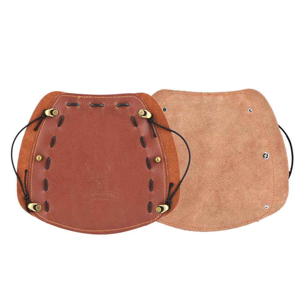 Hoseten Archery Armguard, Arm Guards for Archery Leather Bracers Leather Arm Guards, for Adolescent for Children Protective Gear