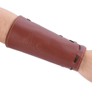 Hoseten Archery Armguard, Arm Guards for Archery Leather Bracers Leather Arm Guards, for Adolescent for Children Protective Gear