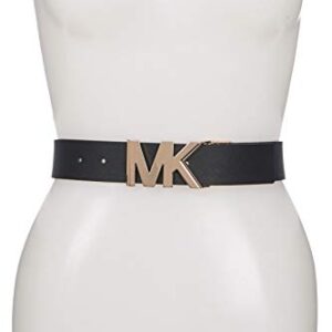 Michael Kors Womens Mk Logo Reversible Belt Brown/Black (L)