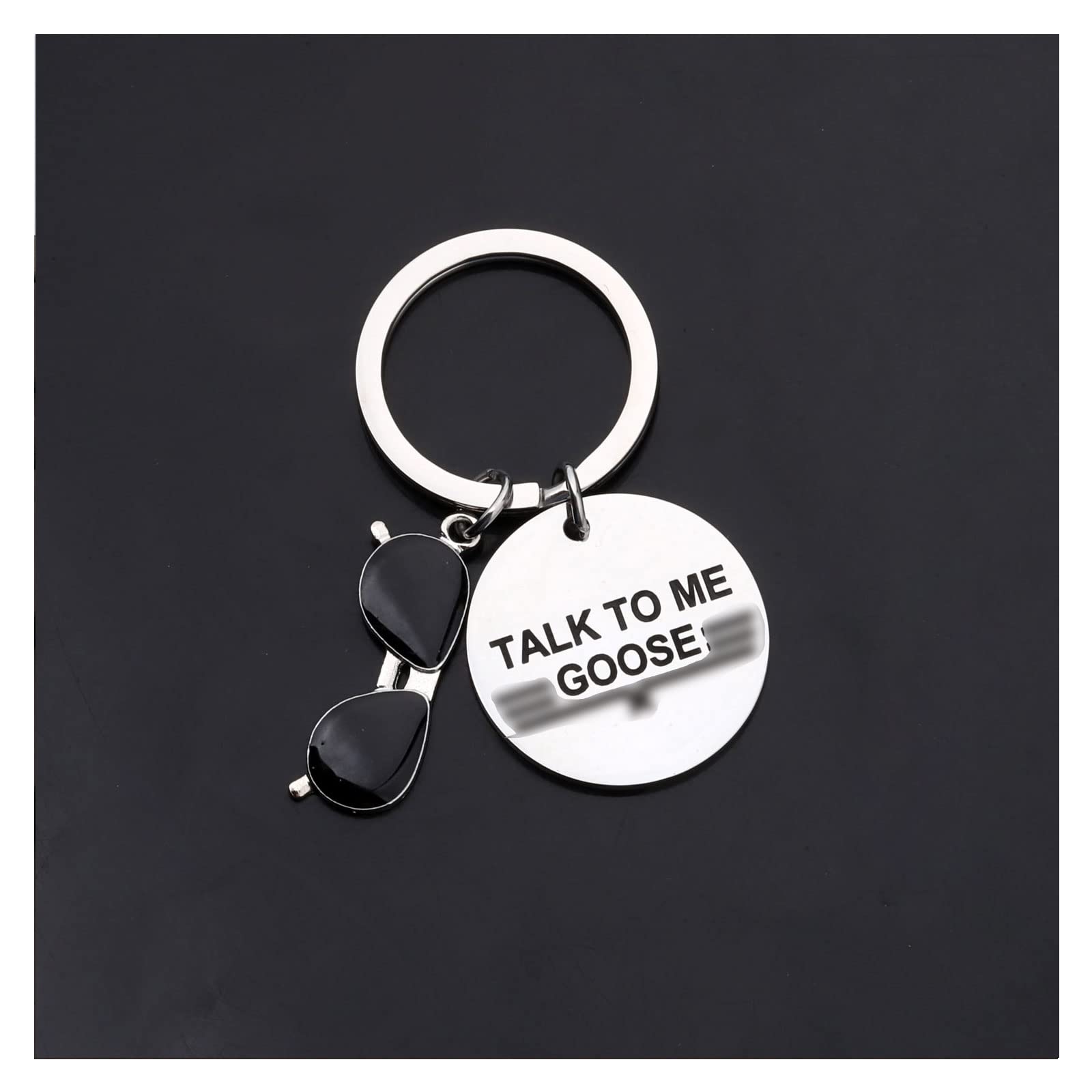 Funny Pilot Gift Flight Crew Gift Talk To Me Goose Keychain（Talk To Me k