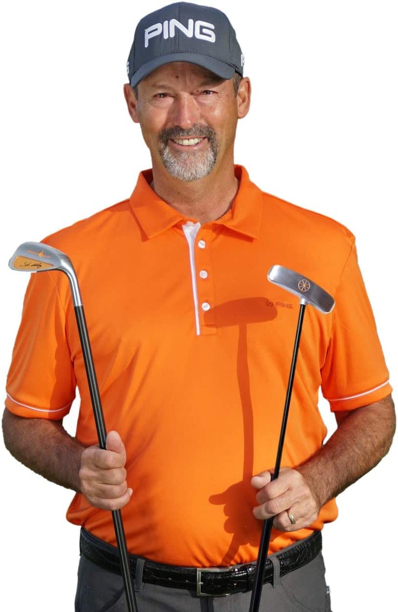 Orange Whip Golf Short Game Package, includes Wedge and Putter - Made in USA - Right Handed