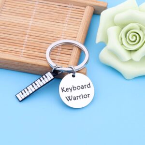 AKTAP Piano Keyboard Keychain Piano Lovers Gift for Pianist Piano Teacher Keyboard Musical Instruments Key Ring (Piano Keyboard Keychain)