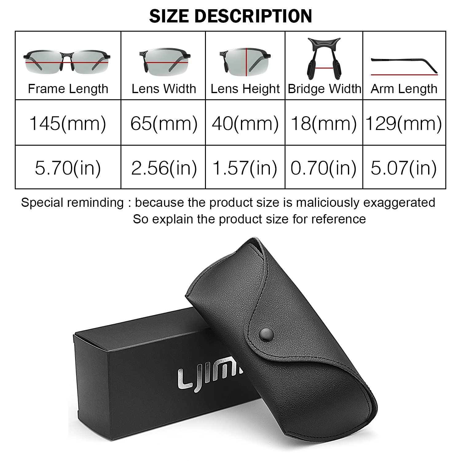 YIMI Polarized Photochromic Driving z87 Sunglasses For Men Day and Night safety glasses (Gun Frame)