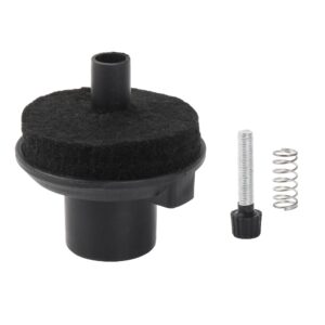 Sevender Black Rubber 22mm Hi Hat Cymbal and Holder Clamp for Drum Parts Accessories