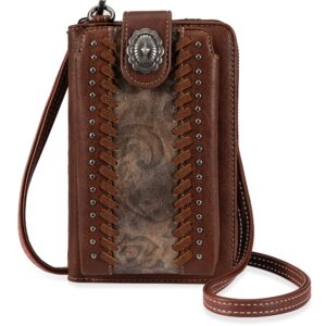 montana west crossbody cell phone purse for women western style cellphone wallet bag travel size with strap phd-108cf