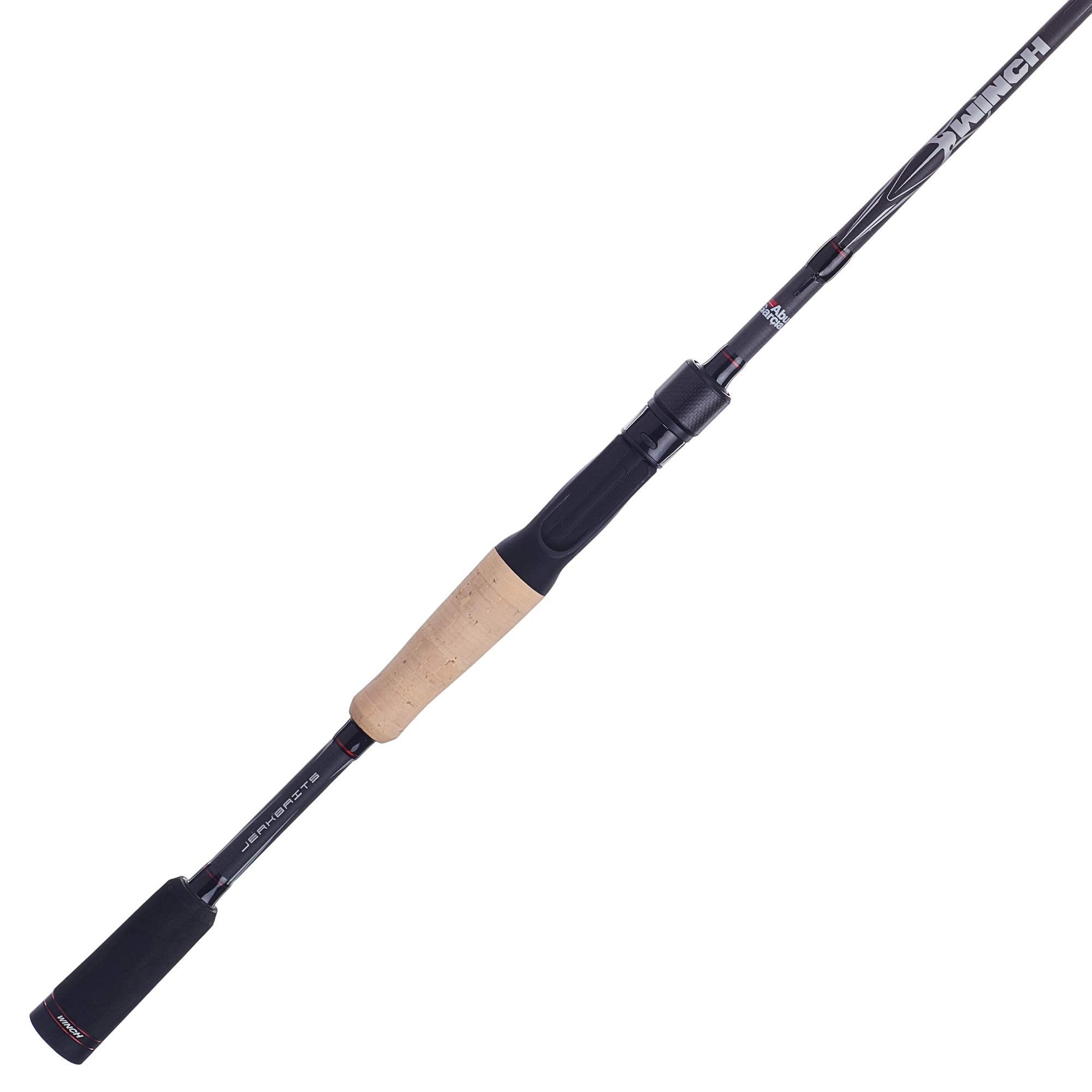 Abu Garcia Winch Casting Fishing Rod, Black, 7' - Medium Heavy - 1pc