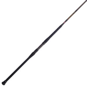 penn squadron iii 8’ surf spinning fishing rod; 2-piece, 12-20lb line rating, medium rod power, moderate fast action, 3/4-3 oz. lure rating, titanium/red/gold