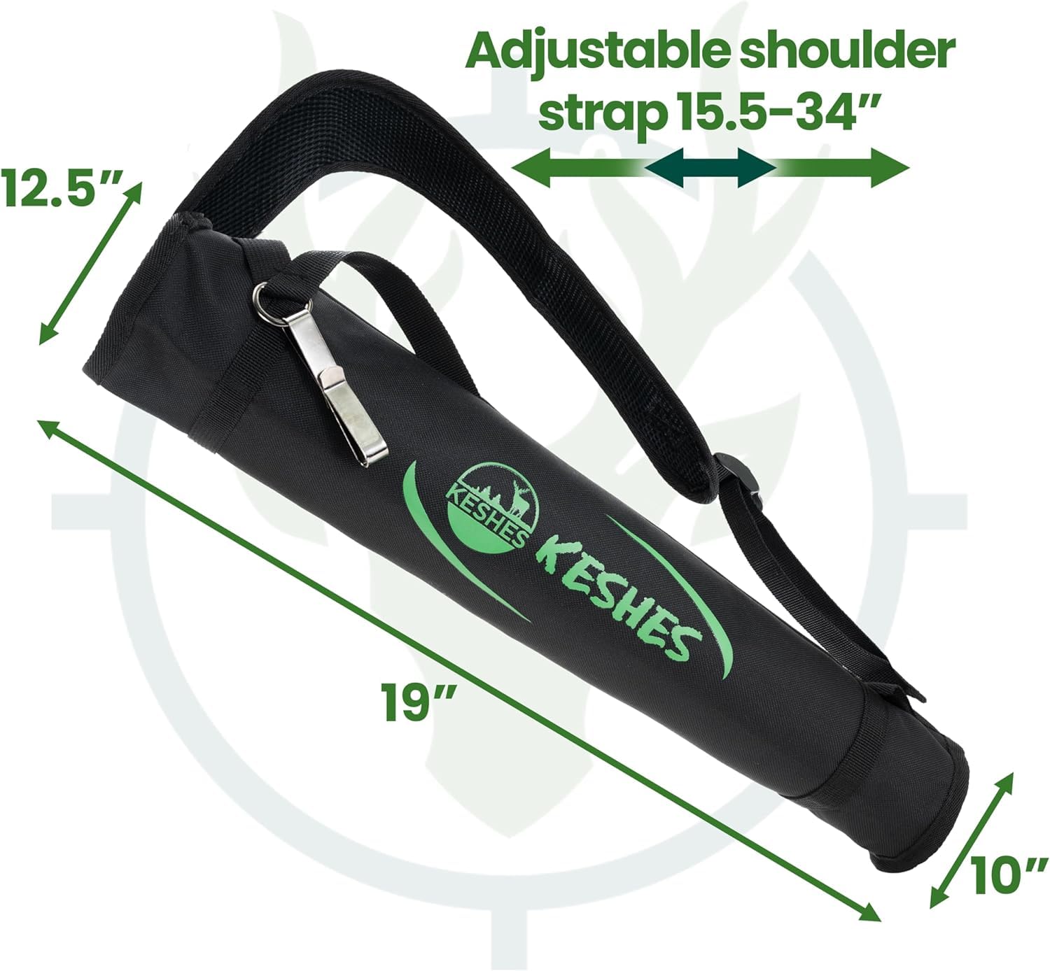 KESHES Archery Back Arrow Quiver Holder - Adjustable Quivers for Arrows, for Bow Hunting and Target Practicing; Youth and Adults