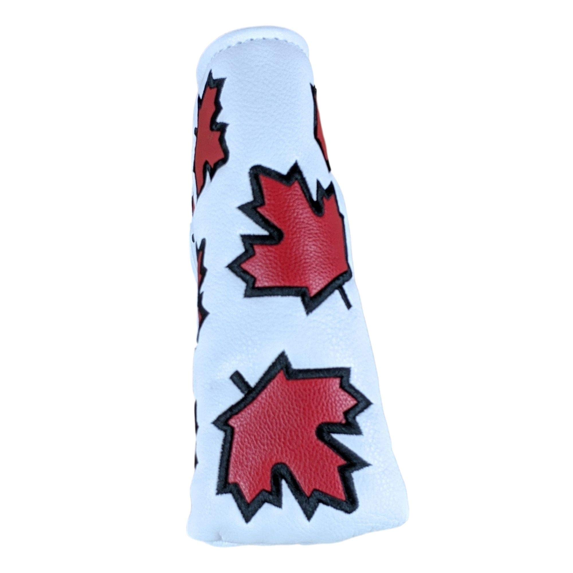 Foretra - Canada Maple Leaf - Golf Putter Headcover Quality PU Leather Magnetic Closure for Blade Style Putters