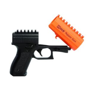 MACE BRAND Pepper Gun 2.0 with Strobe LED, Black