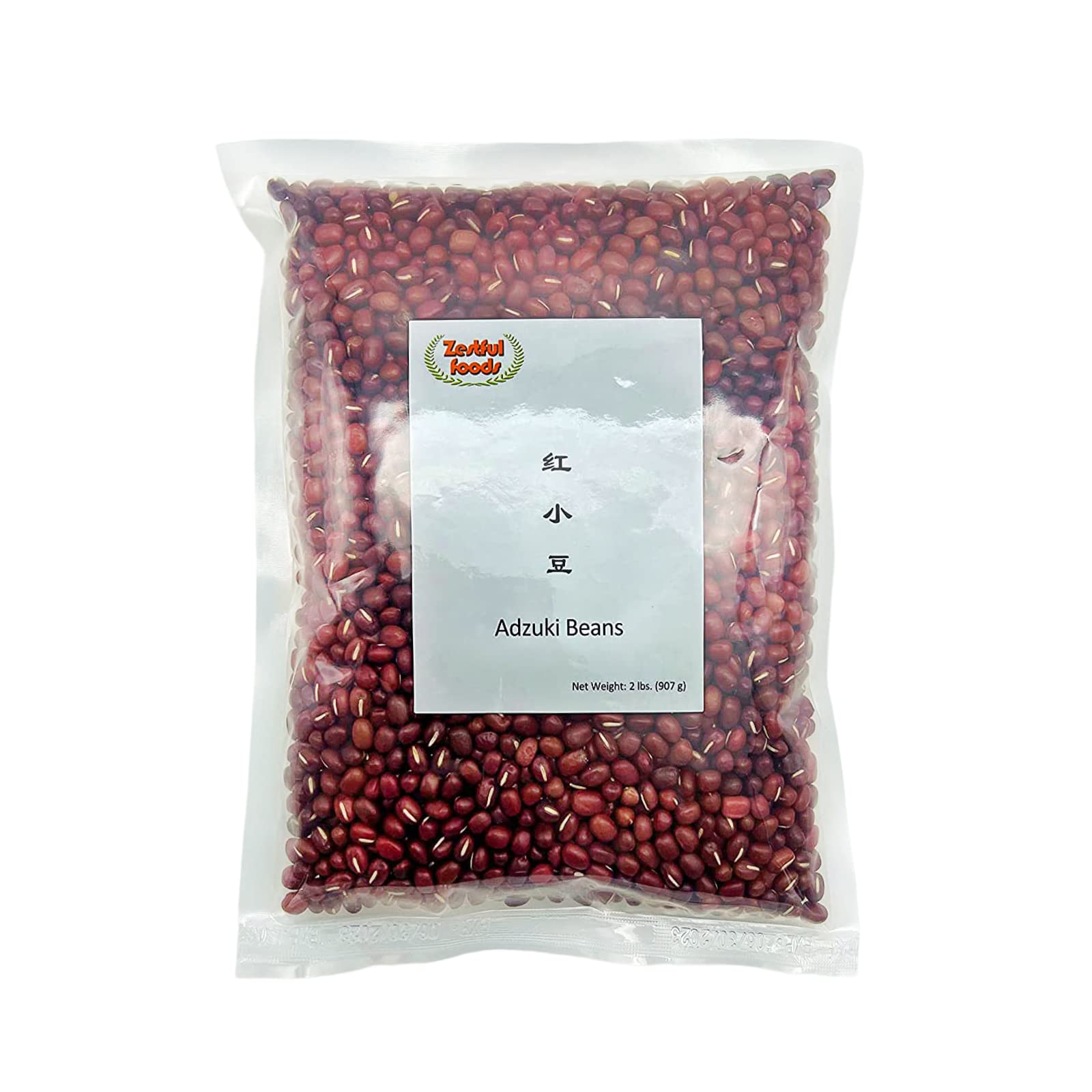 Zestful Foods Adzuki Beans - Chinese Red Beans, Non-GMO, Sproutable, Vegan - Perfect for Asian Recipes, Soups, and Desserts - 4 Lbs. (2 pack, 2 Lbs. each)