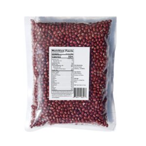 Zestful Foods Adzuki Beans - Chinese Red Beans, Non-GMO, Sproutable, Vegan - Perfect for Asian Recipes, Soups, and Desserts - 4 Lbs. (2 pack, 2 Lbs. each)