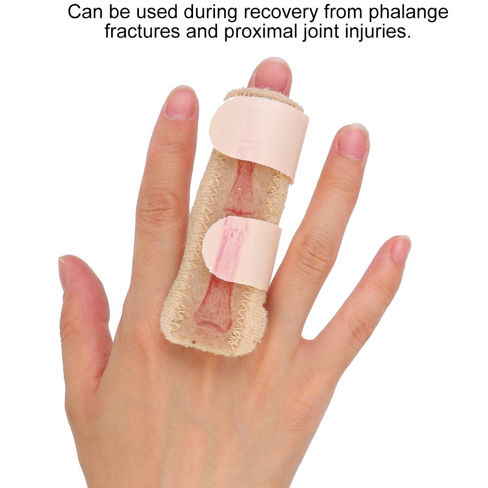 ZJchao Finger Splint for Middle Finger, Mallet Finger Brace Adjustable Hand Support Finger Guard Broken Finger Protector Fingers Straightening for Arthritis Pain Sport Injuries Release