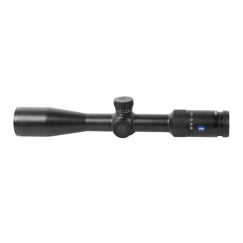 ZEISS Conquest V4 4-16x44 Riflescope with 68 Zbi Illuminated Reticle with Adjustable Parallax and External Elevation Turret with Ballistic Stop - .25 MOA, Black