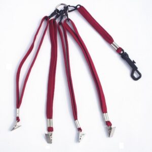 Stop Losing Golf Head Covers - A99Golf Leash Strap 4 III with Bag Strap (Red)