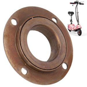 Drfeify Electric Scooter Wheel, Metal Four-Hole Toothless Flywheel Wheel Scooter Wheel Accessory Fit for Electric Scooter,