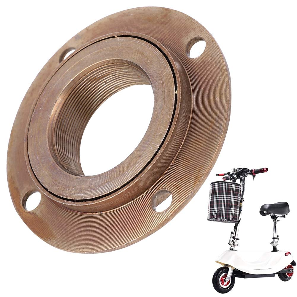 Drfeify Electric Scooter Wheel, Metal Four-Hole Toothless Flywheel Wheel Scooter Wheel Accessory Fit for Electric Scooter,