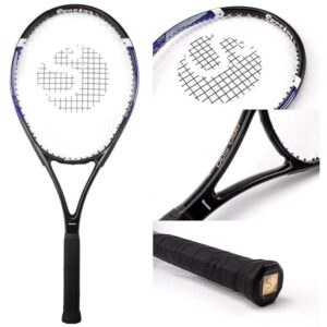 Senston Tennis Rackets for Adults 27 inch Tennis Racquets - 2 Player Tennis Set with 2 Grips, 2 Vibration Dampers